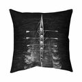 Begin Home Decor 26 x 26 in. Rowing Boat-Double Sided Print Indoor Pillow 5541-2626-SP43